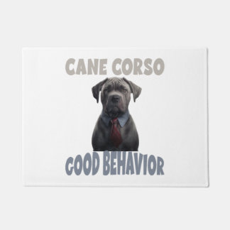 Cane Corso goed gedrag Hondentraining Deurmat