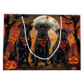 Cane Corso Halloween Spooky Groot Cadeauzakje (Achterkant)