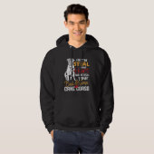 Cane Corso Heart Bed Sofa  Slogan Hoodie (Voorkant volledig)