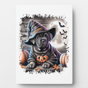 Cane Corso Hond Halloween Fotoplaat