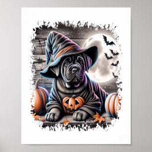 Cane Corso Hond Halloween Poster