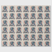 Cane corso Hond Kleurrijk Cadeaupapier (Vlak)