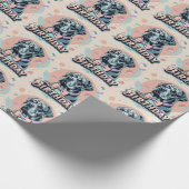 Cane corso Hond Kleurrijk Cadeaupapier (Hoek)