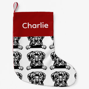 Cane Corso hond sokken Gepersonaliseerd hond Sokke Kleine Kerstsok