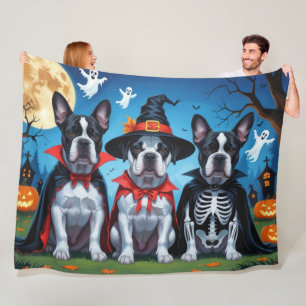 Cane Corso Honden Pompoen Halloween Grappig Fleece Deken
