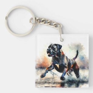 Cane Corso-hondenliefhebber Geschenk Sleutelhanger