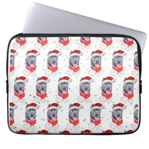 Cane Corso hondenras Kerststerren Laptop Sleeve
