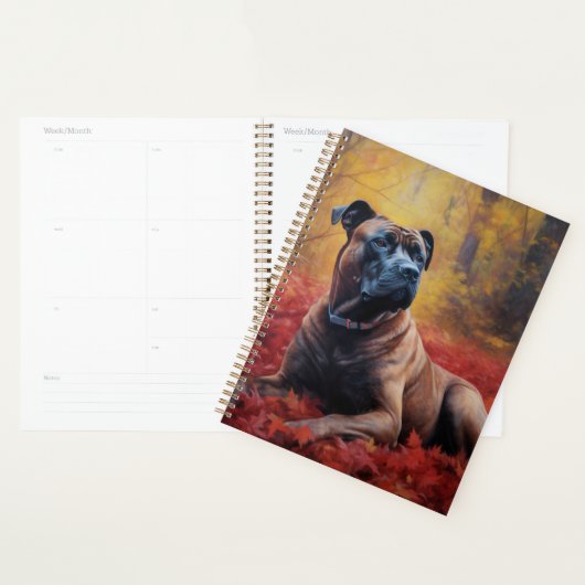 Cane Corso in Herfstbladeren Herfst Inspire Planner (Display)