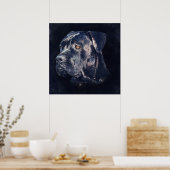 Cane Corso - Italiaans Mastiff-portret Poster (Keuken)