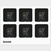 Cane Corso - Italiaans Mastiff Vierkante Sticker (Vel)