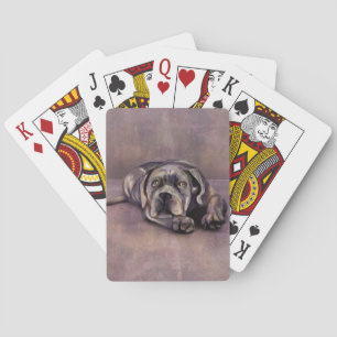 Cane Corso - Italiaanse Mastiff Puppy Pokerkaarten