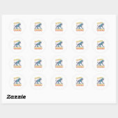 Cane Corso Italiaanse Mastiff Zombie Dog Halloween Ronde Sticker (Vel)