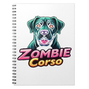 Cane Corso Italiaanse Mastiff Zombie Hond Hallowee Notitieboek