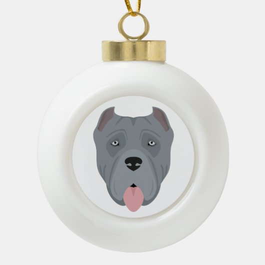 Cane Corso, Italian mastiff Christmas Ornament (Voorkant)