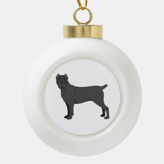 Cane Corso, Italian mastiff Christmas Ornament (Voorkant)
