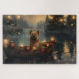 Cane Corso Kerst Feestelijke Reis Legpuzzel