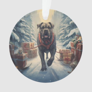 Cane Corso kerst, hondenherdenkingsgeschenk, honde Ornament