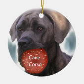 Cane Corso Kerst Ornament (Voorkant)