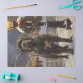 Cane Corso kerstdecoupage Tissuepapier (Craft)