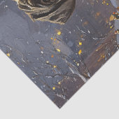 Cane Corso kerstdecoupage Tissuepapier (Detail)