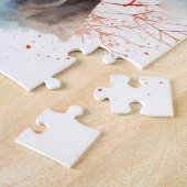 Cane Corso Kerstkrans Feestelijke Pup Legpuzzel (Zijkant)