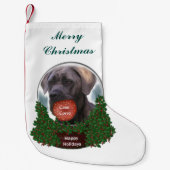 Cane Corso Kerstmis Kleine Kerstsok (Voorkant)