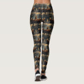 Cane Corso Kerstvakantie Leggings (Achterkant)