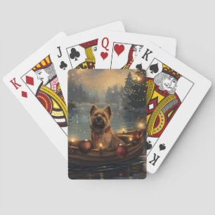 Cane Corso Kerstvakantie Pokerkaarten