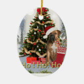 Cane Corso-kerstversiering Keramisch Ornament (Voorkant)