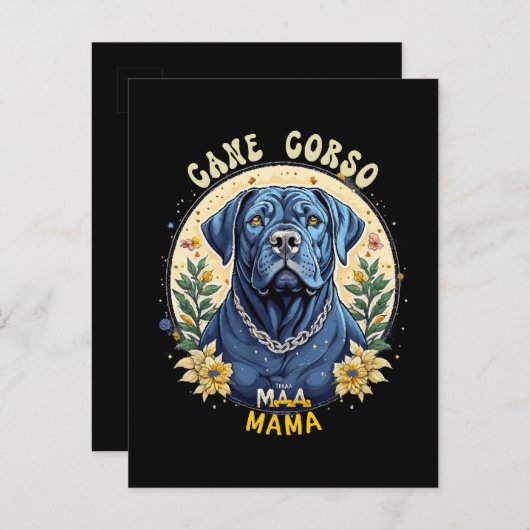 Cane Corso Mama Briefkaart (Voorkant / Achterkant)