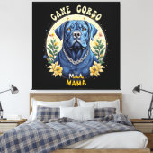 Cane Corso Mama Canvas Afdruk (Insitu (Slaapkamer))