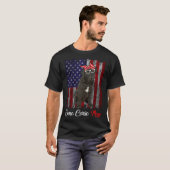 Cane Corso Mom American Flag T-shirt (Voorkant volledig)