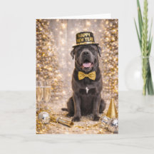 Cane Corso Nieuwjaarskaart – Gelukkig Nieuwjaar Ho