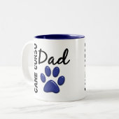 Cane Corso Pap 2 Tweekleurige Koffiemok (Voorkant links)