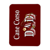 Cane Corso Pap Magneet (Verticaal)