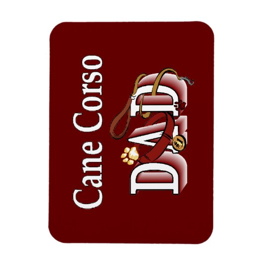 Cane Corso Pap Magneet (Verticaal)