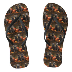 Cane Corso Puppy Herfst Delight Pompoen Teenslippers