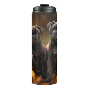 Cane Corso Puppy Herfst Delight Pompoen Thermosbeker