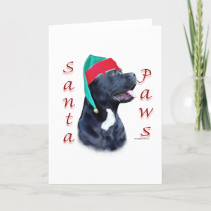 Cane Corso Santa Paws Feestdagen Kaart