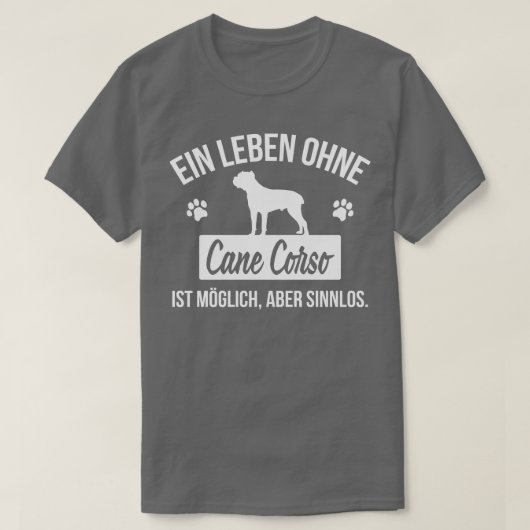 Cane Corso T-shirt (Design voorkant)