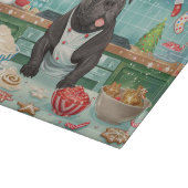 Cane Corso Vakantie Bakken: Feestelijke Kerst Snijplank (Hoek)