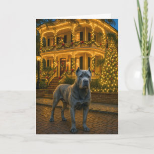 Cane Corso Vakantie Feestdagen Kaart