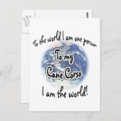 Cane Corso World 2 Briefkaart (Voorkant / Achterkant)