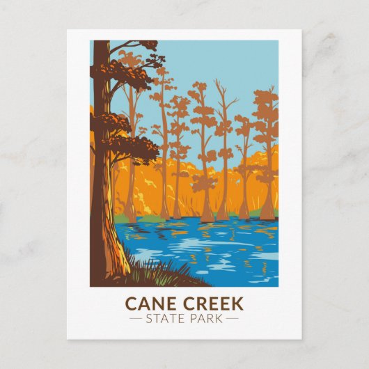 Cane Creek State Park Arkansas  Briefkaart (Voorkant)