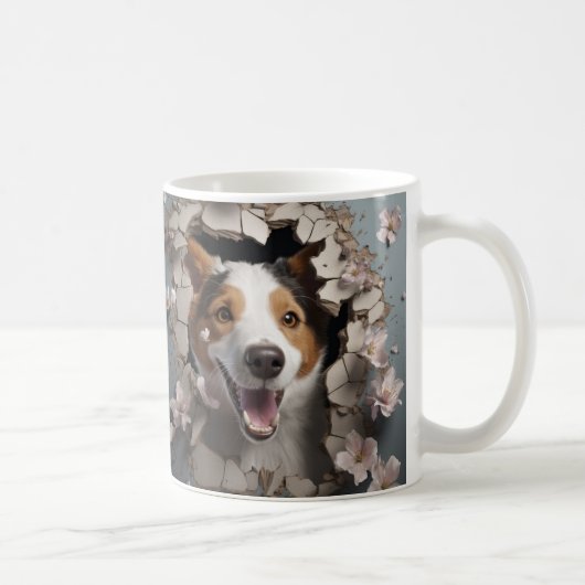 Caneca 3D Dog Koffiemok (Rechts)