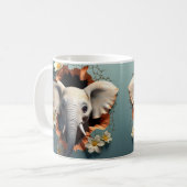 Caneca 3D Elefante Koffiemok (Voorkant links)