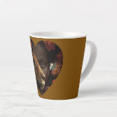 Caneca Afro Lion Latte Mok (Rechterhoek)
