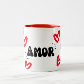 Caneca Amor  Tweekleurige Koffiemok (Center)