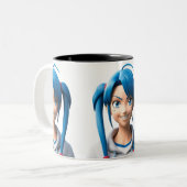 Caneca Anime Tweekleurige Koffiemok (Voorkant links)