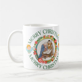 Caneca branca brilhante-Natal Koffiemok